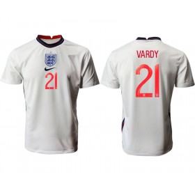 Camisolas de Futebol Inglaterra Vardy 21 Equipamento Principal Euro 2020 Manga Curta